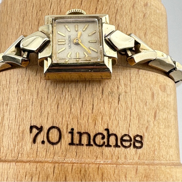 Vintage LeCoultre 10k GF Case Ladies Cocktail Watch - Picture 4 of 8